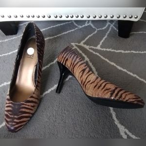 Animal Print/Tiger Print Heels " Tiffany "by Impo👠